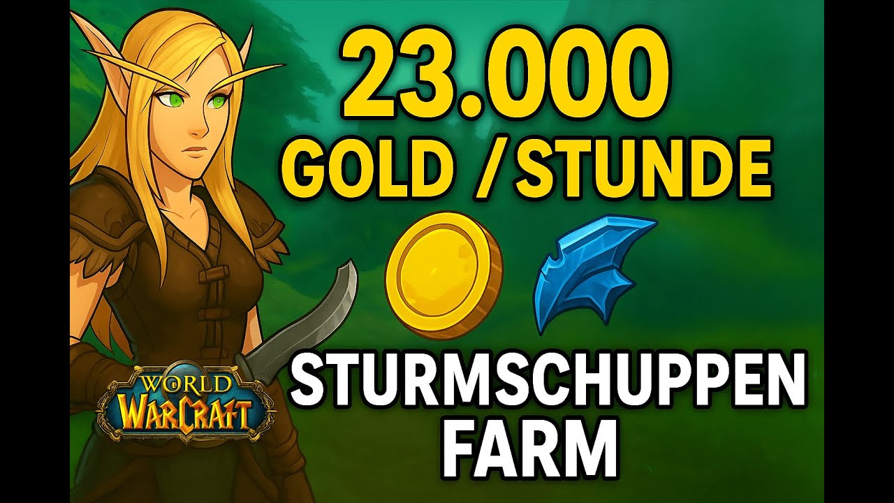 23.000 Gold/Stunde mit Kürschnerei – Sturmschuppen Farm Guide | WoW The War Within