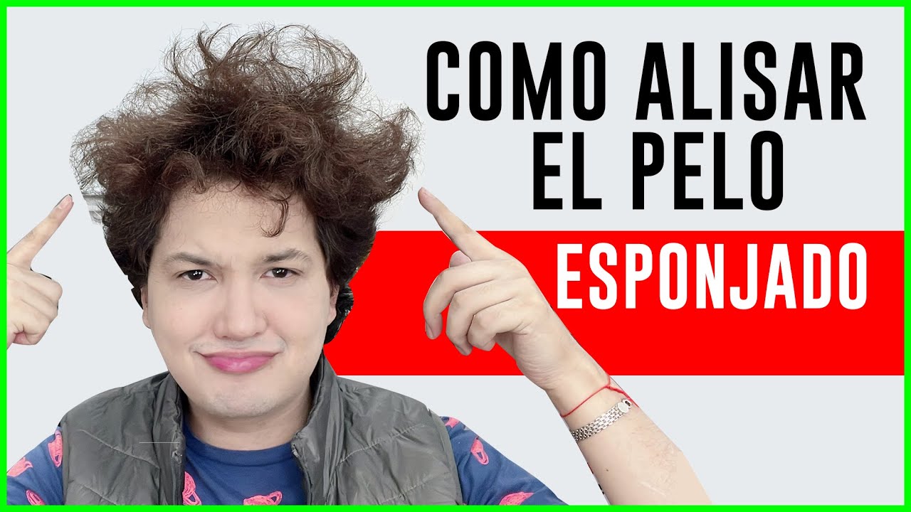 COMO ALISAR EL CABELLO ESPONJADO con ACEITE DE COCO f&aacute;cil y r&aacute;pido | Andy Zaturno