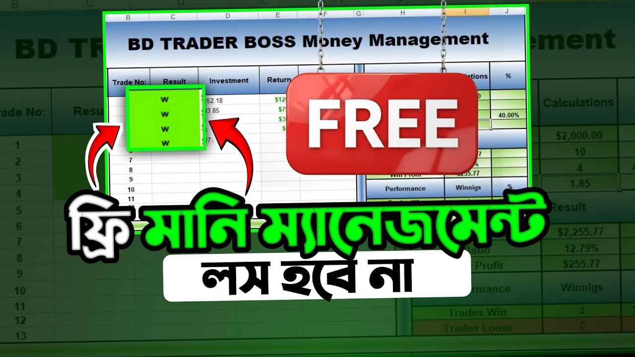 Money Management in Trading | How To Use Money Management Sheet | Quotex Bangla Tutorial