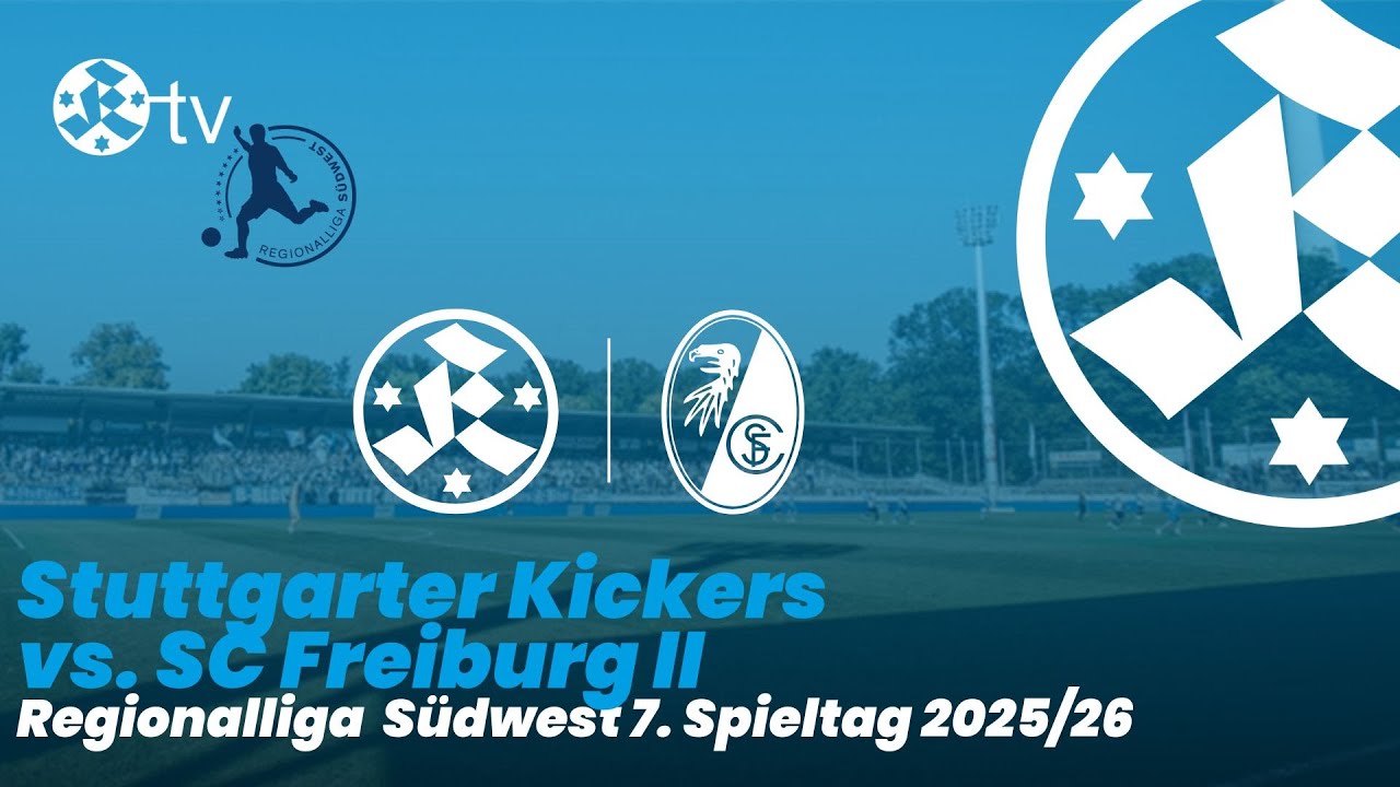 7. Spieltag Regionalliga Südwest 2025/26 Spielbericht Stuttgarter Kickers - SC Freiburg II