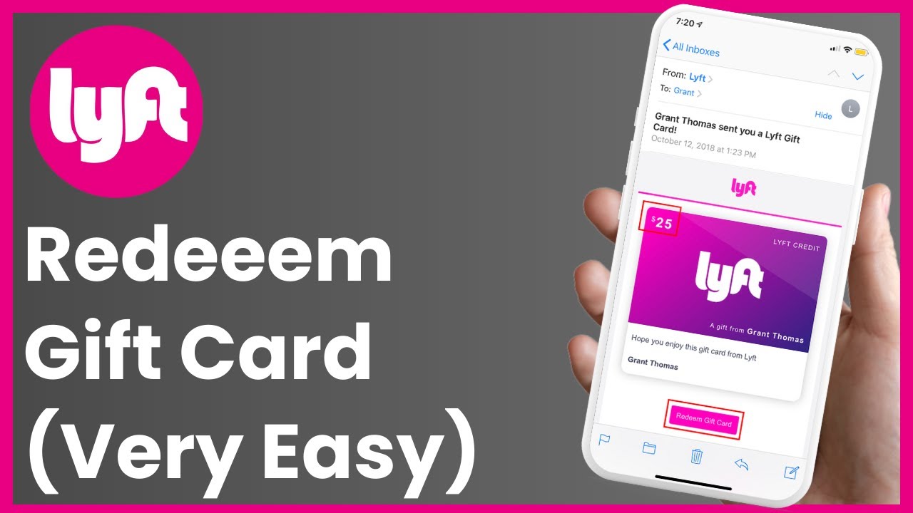 How to Redeem Gift Card on Lyft !