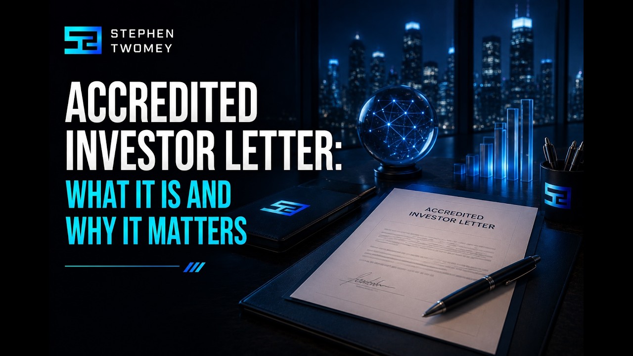 Podcast: Accredited Investor Letter: What It Is and Why It Matters