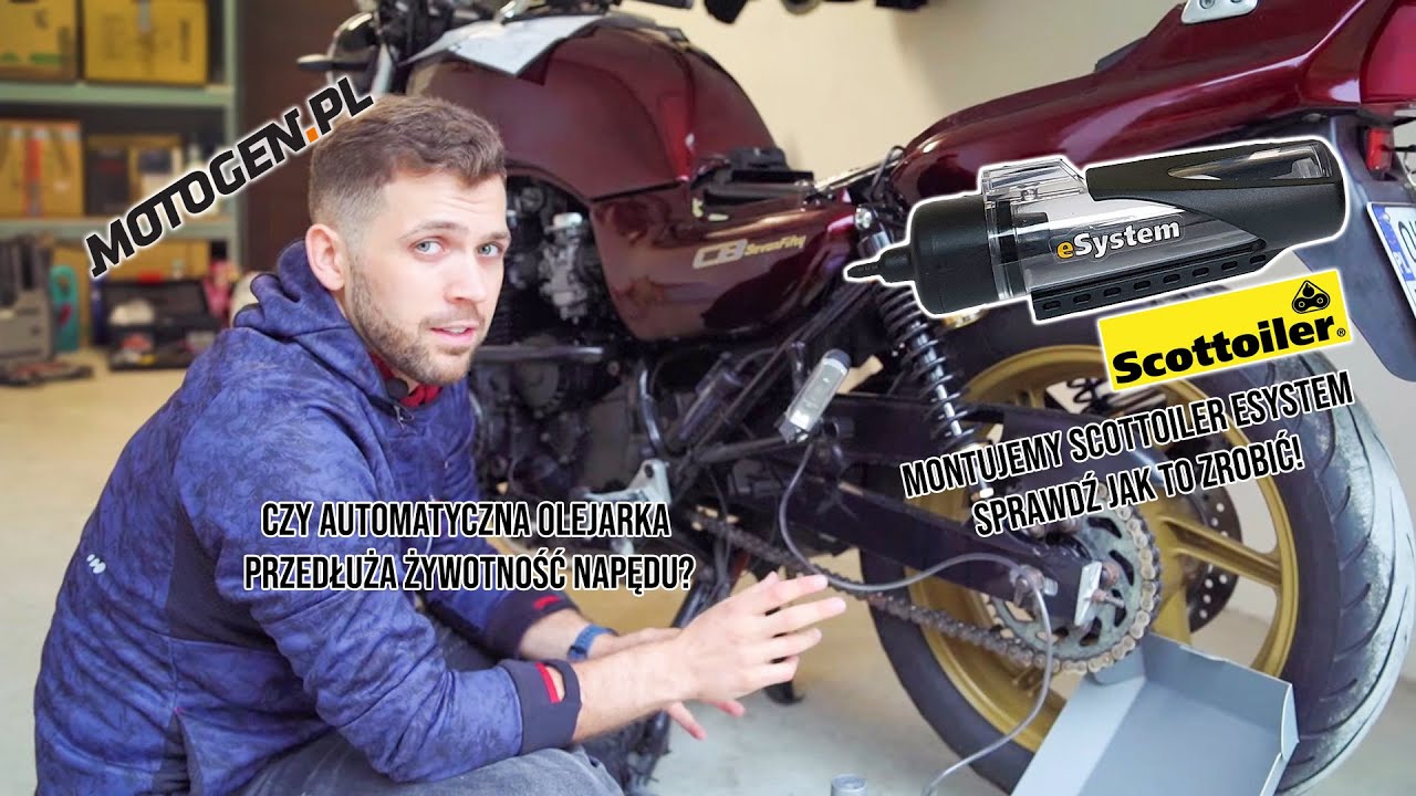 Jak zamontować - automatyczna olejarka do łańcucha motocyklowego - Scottoiler eSystem [poradnik DIY]