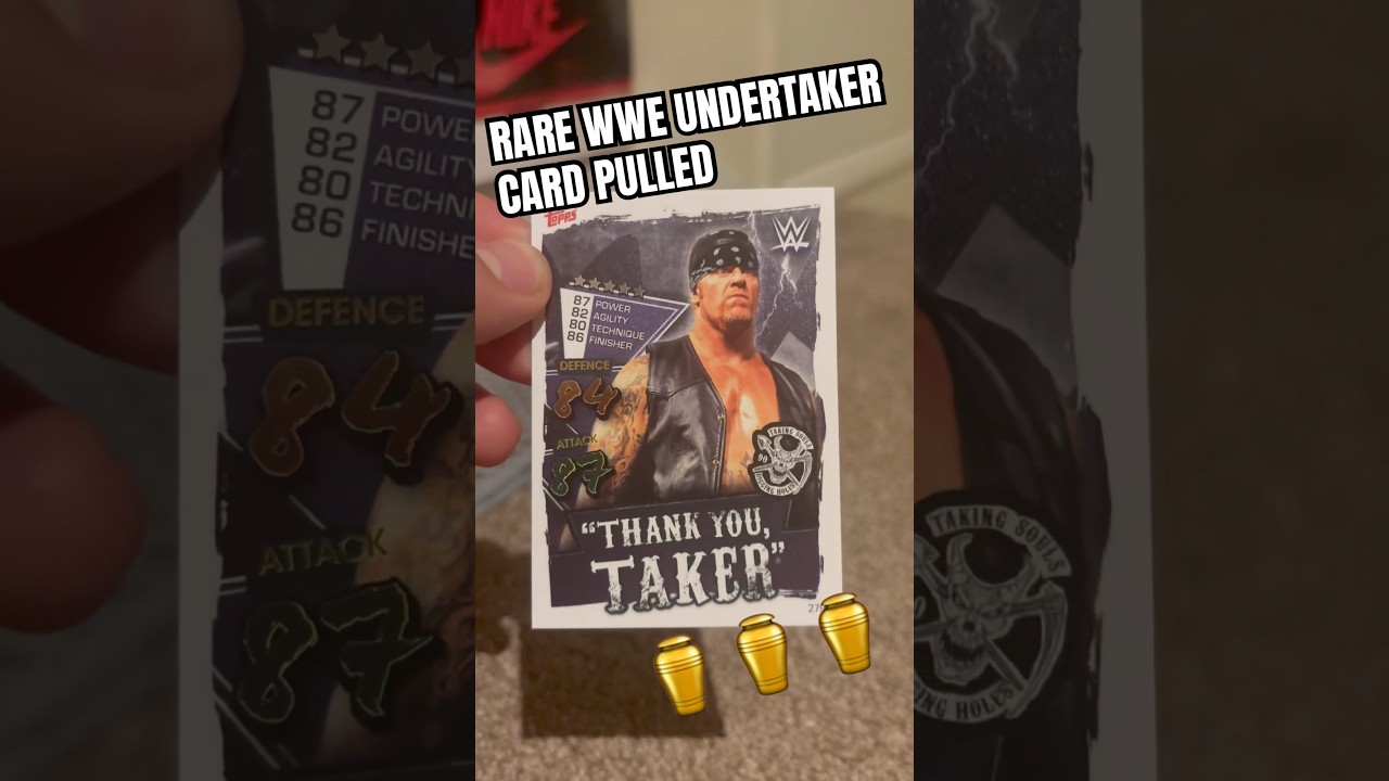 RARE WWE UNDERTAKER AMERICAN BADASS CARD PULLED ⚱️