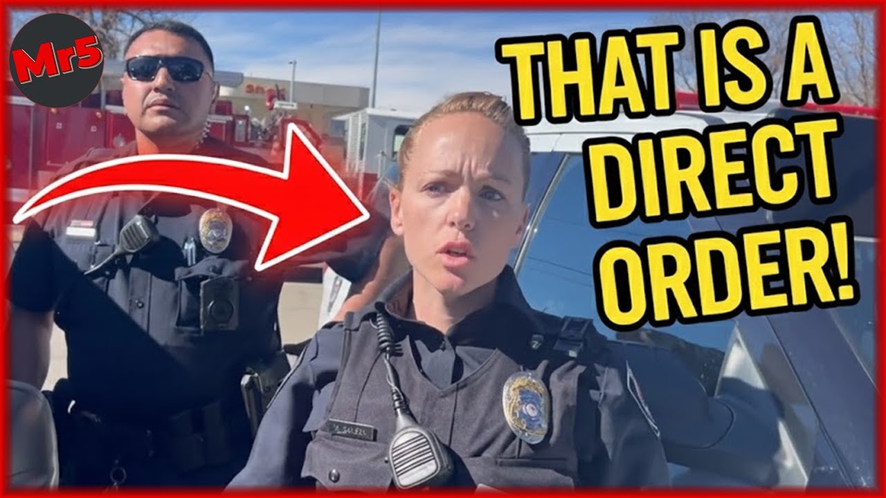 Female Cop Snaps When Citizen Knows the Law | ID Refusal