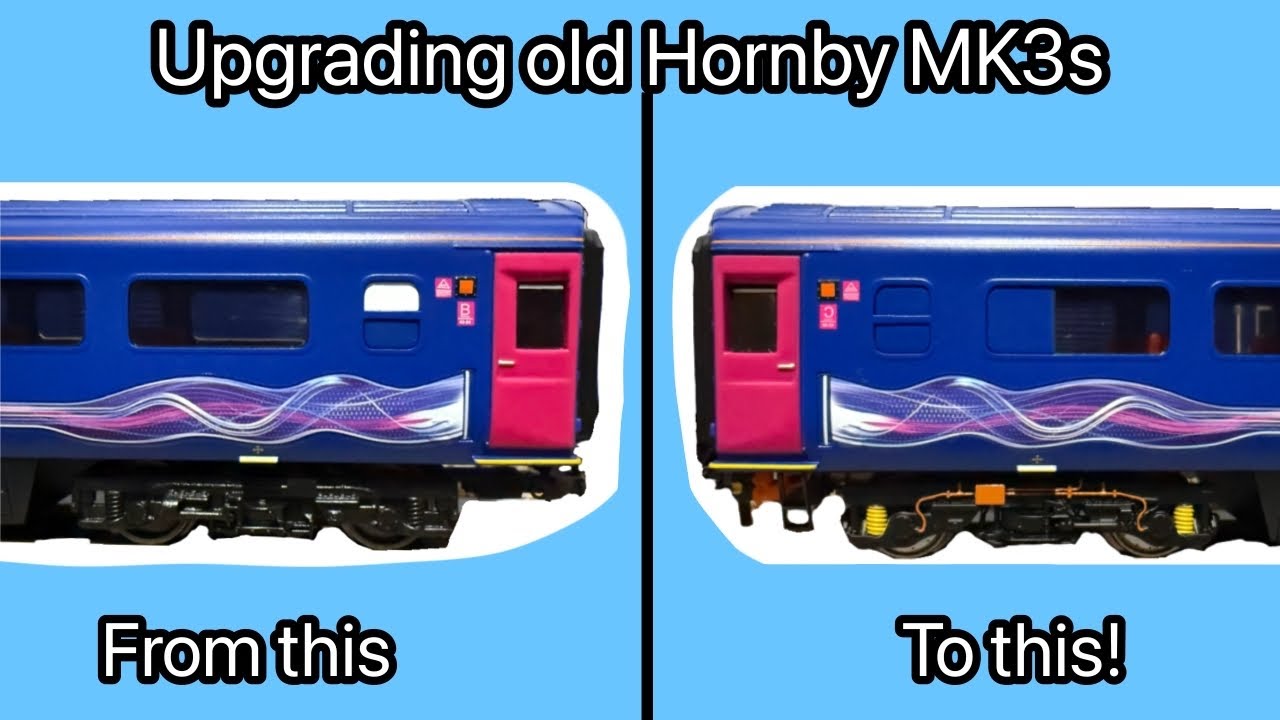 Upgrading outdated Hornby MK3s - Simple and Easy!