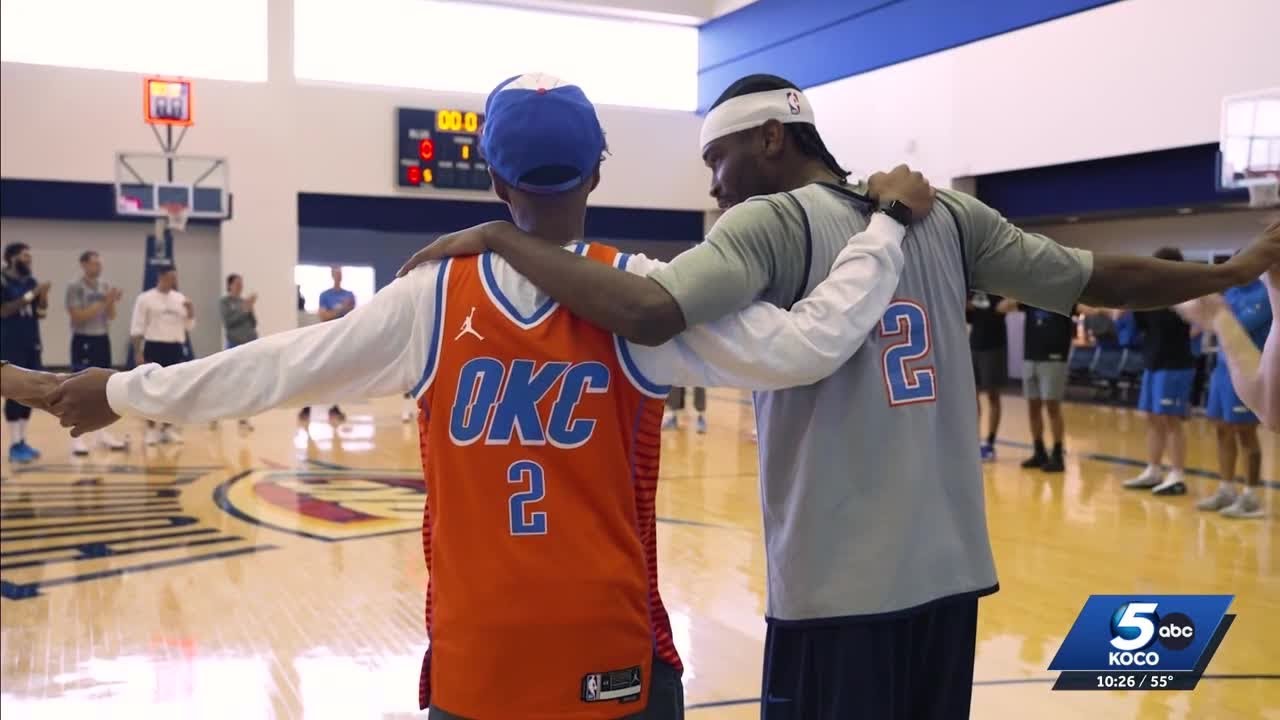 Two teenagers from across US have unforgettable weekend with Oklahoma City Thunder through Make-A...