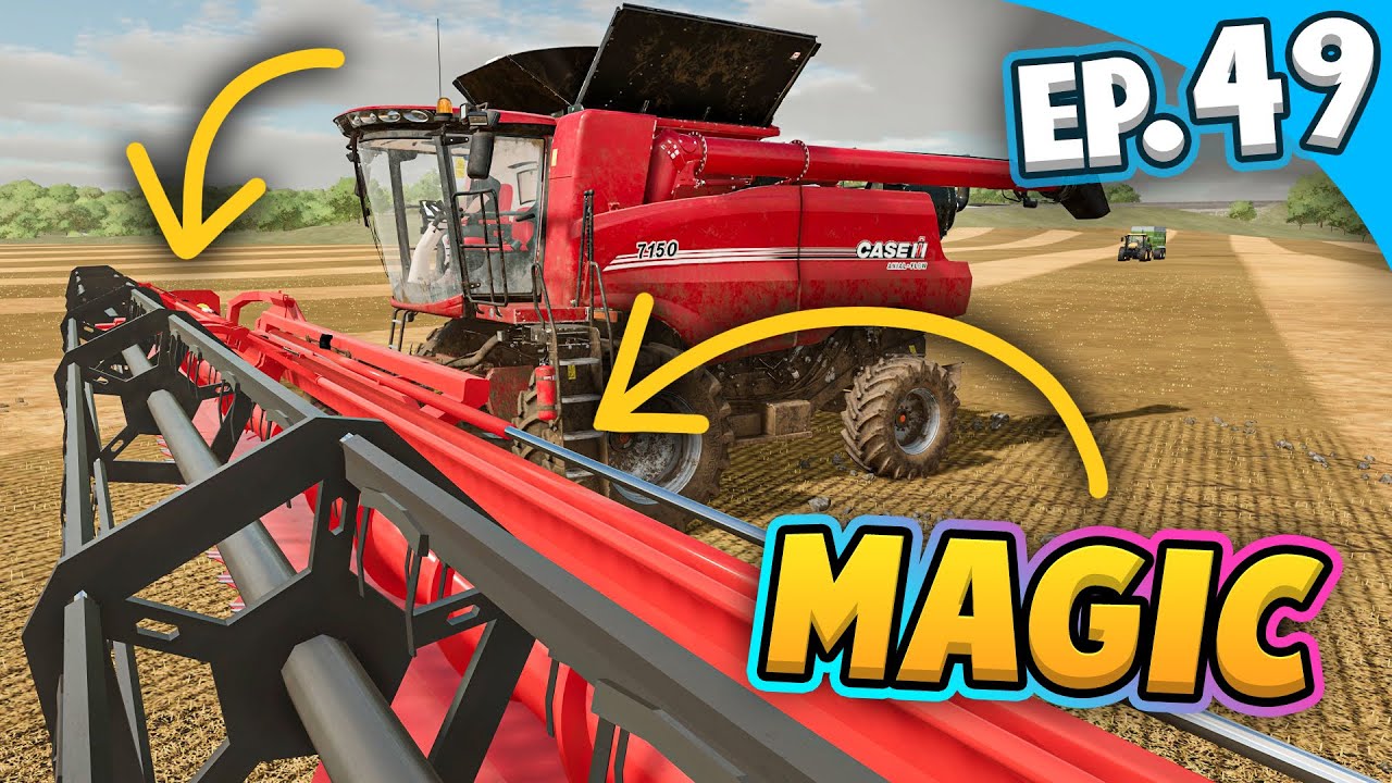 ASA SE RECOLTEAZA! DE AZI E HEADERUL MEU PREFERAT! Fs22 Elmcreek Ep.49