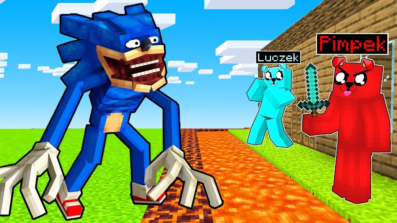 SHIN SONIC vs TAJNA BAZA w Minecraft 🔪😲