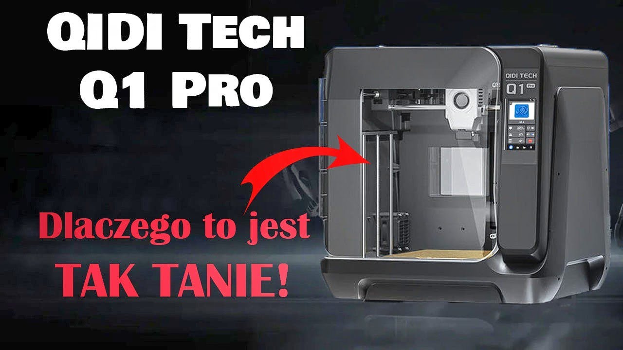 QIDI Tech Q1 Pro - PODGRZEWANA KOMORA w bardzo niskiej cenie! K1C Killer!