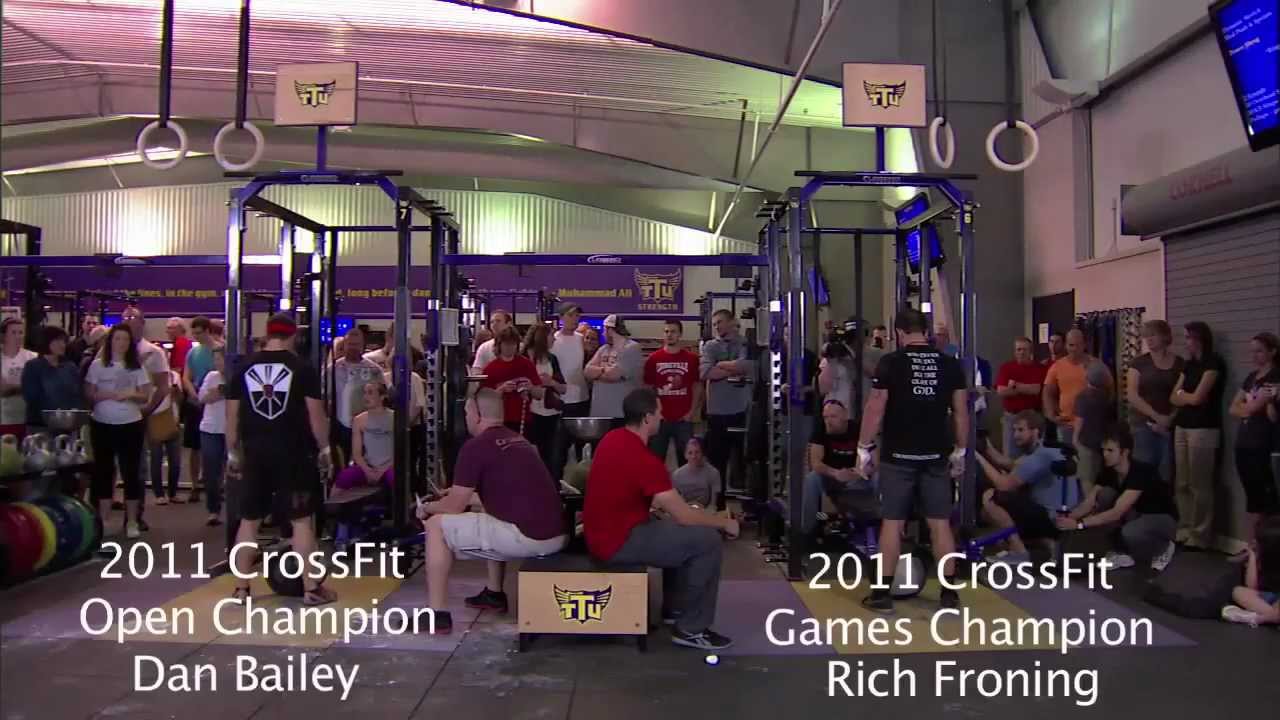 Rich Froning and Dan Bailey do CrossFit Open 12.4