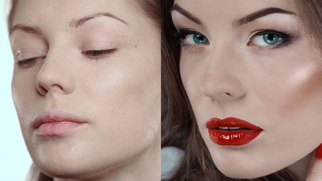 Evening make-up pencil technique (Вечерний макияж в карандашной технике) (Урок №10)