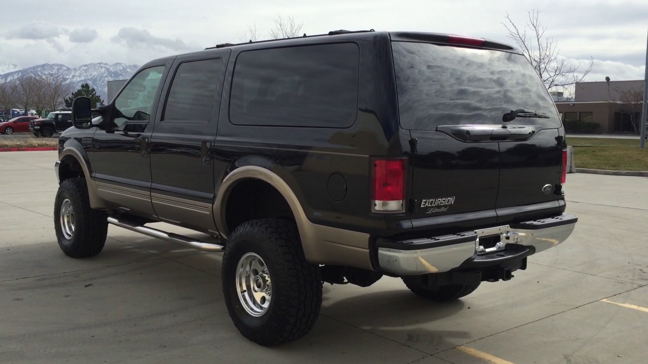 WWW.DIESEL-DEALS.COM LIFTED 2001 FORD EXCURSION LIMITED 4X4 7.3 POWERSTROKE TURBO DIESEL FOR SALE
