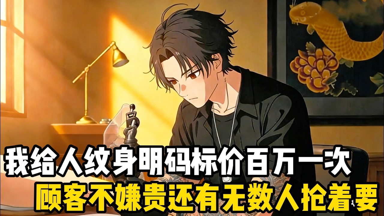 我紋身明碼標價百萬，卻有無數人搶著要，只要是我刺出來的圖，全部都帶有神奇的能力！#小说 #動漫 #动画推荐 #动漫 #网文小说 #爽文 #一口气看完 #漫画解说