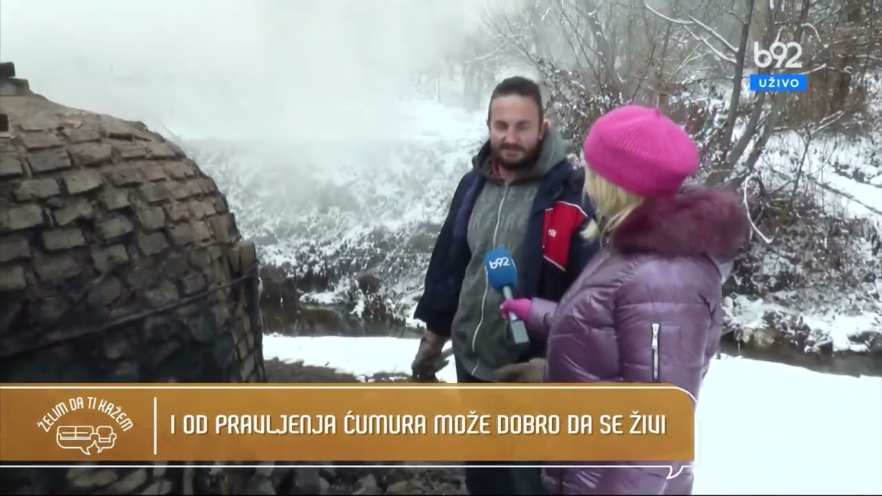 B92 - ŽDK - Otkrivamo kako nastaje ćumur iz ćumurane Vasilija Lazića iz dragačevskog sela Vučkovica