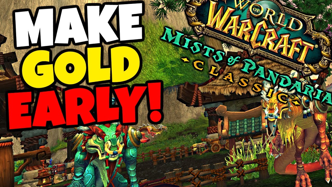 The BEST Goldmaking Methods EARLY in Mists of Pandaria Classic!