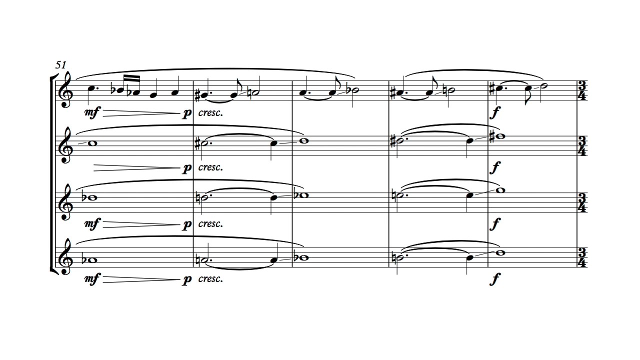 Saxophone Quartet - I: Adagio affabile