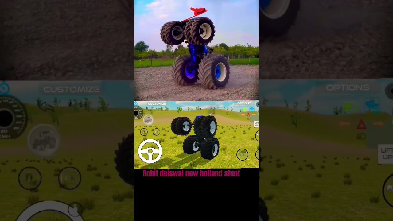 Rohit Jaiswal New Holland stunt stunt