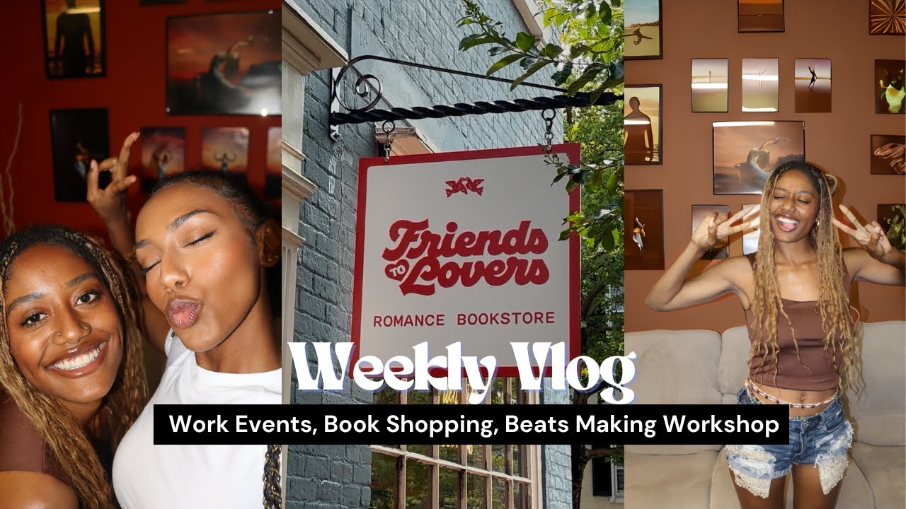 LOST FILES VLOG | WORK EVENT, BOOK SHOPPING, BEATS MAKING WORKSHOP