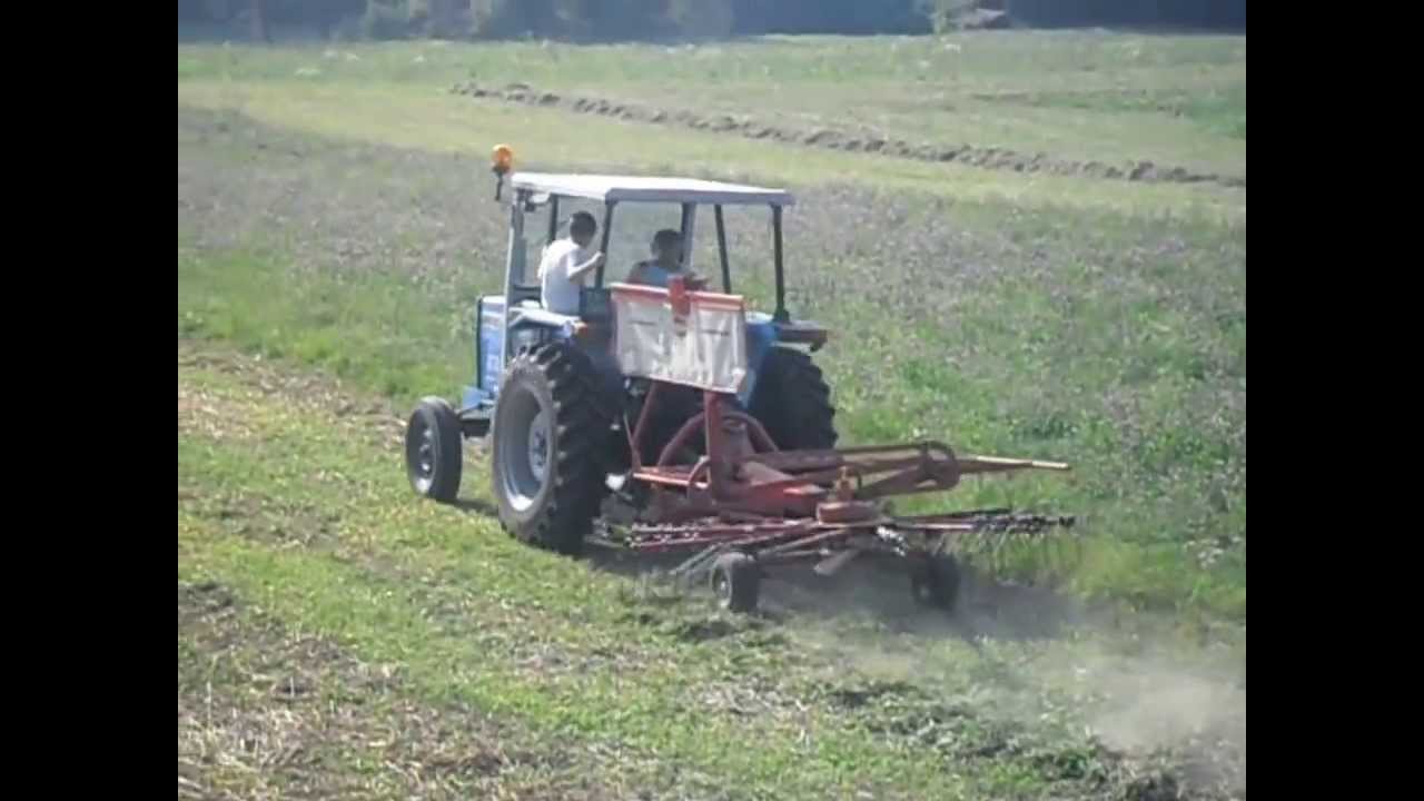 Landini 5830 con ranghinatore Kuhn ga3201 gm