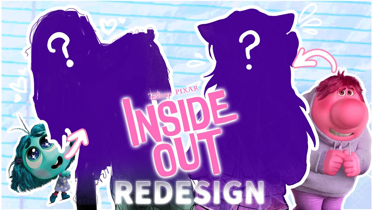 REDESIGNING INSIDE OUT CHARACTERS PART 2 [ redesign, speedpaint, commentary]