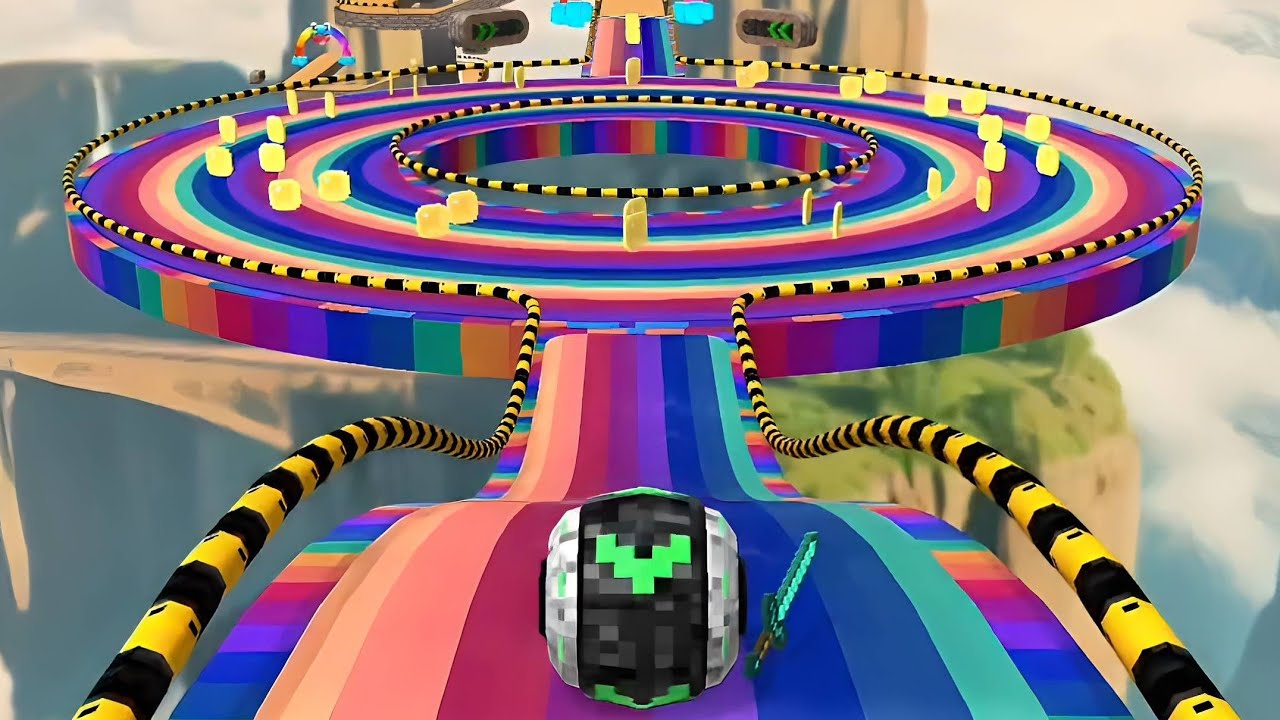 Super Rolling Ball Balance Speedrun Gameplay All Level 1