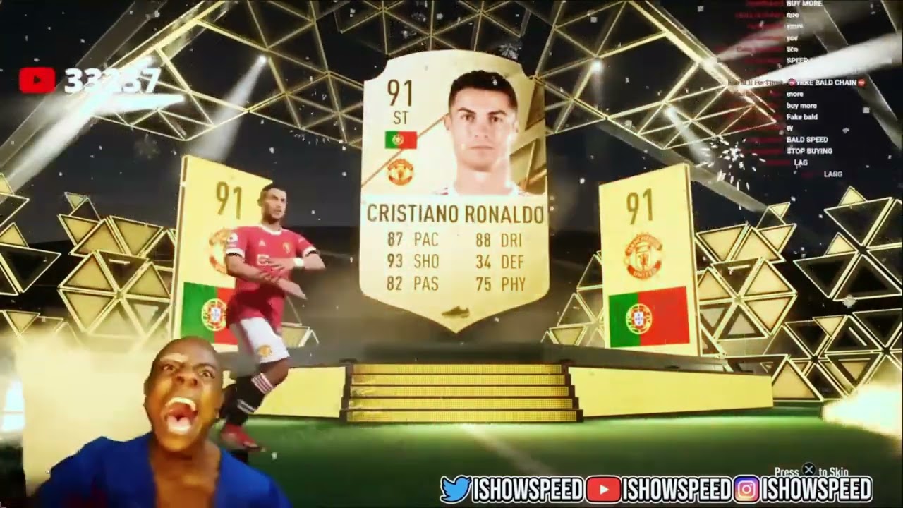 When Speed Packs Ronaldo For The First Time 💀