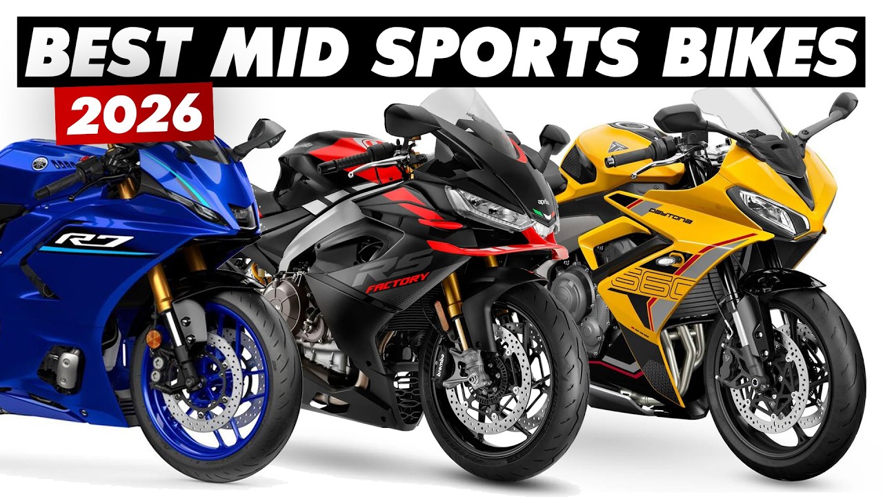 7 лучших среднекубатурных спортбайков 2026 года: R7 против Daytona 660, RS660 и других!