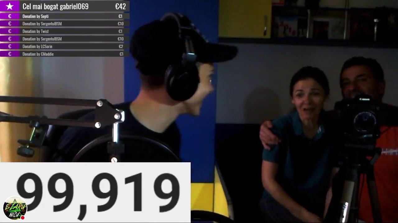 Antonio Pican 100K LIVE moment