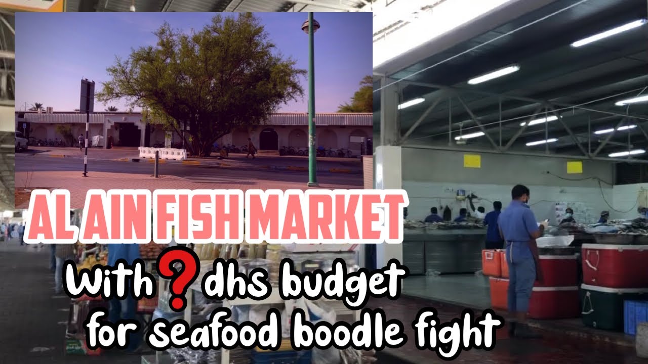 AL AIN FISH MARKET WITH LESS THAN 100 AED BUDGET FOR SEAFOOD BOODLE FIGHT | VISIT UAE | LynB