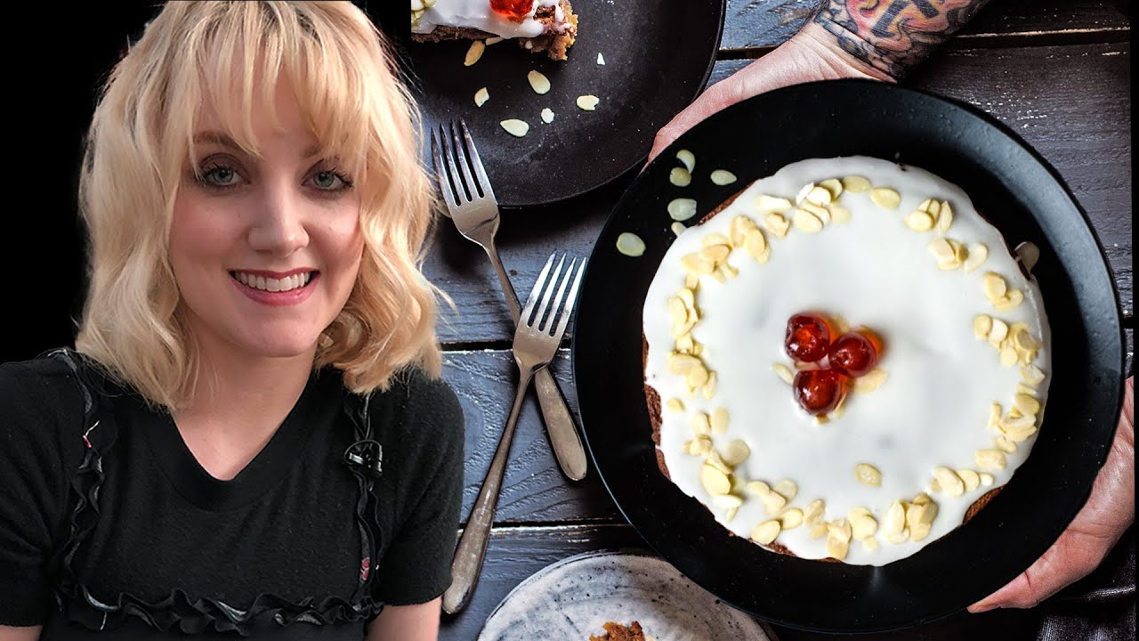 The BEST VEGAN Cherry Cake ft Evanna Lynch