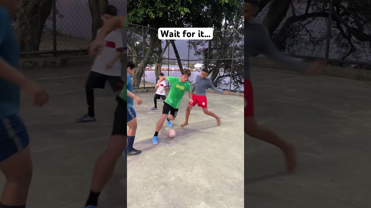 99 dribbling&hellip; 0 Shooting 😂 Balling with the local Kids in Brazil 🤝🇧🇷 #football #streetpanna #rio