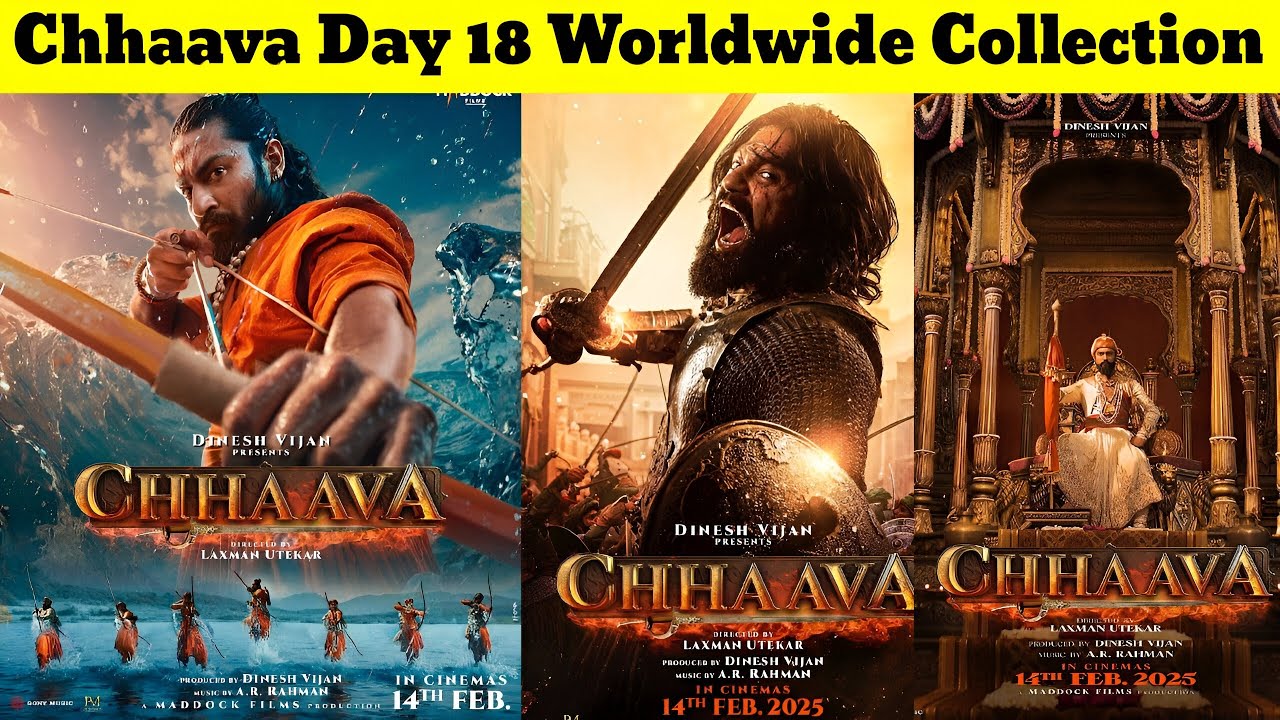 Chhaava Day 18: How Much Did It Earn? Shocking Numbers! | Chhaava Day 18 Worldwide Collection