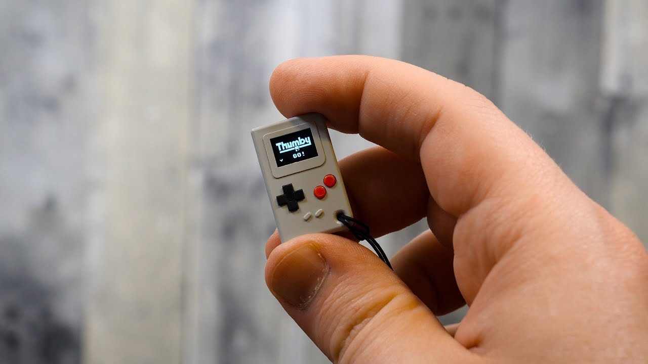 Thumby, the Tiniest Video Game System... Ever?