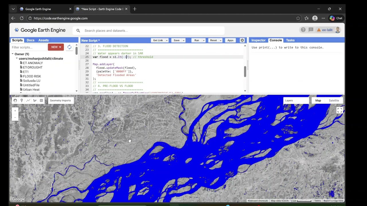 Flood_7: GeoAI in Action: How AI Detects Floods from Space