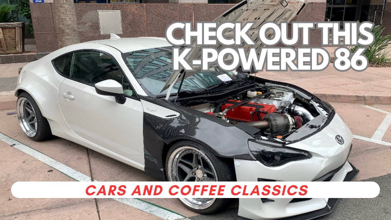 Meet Ryan (@v1_boosted_bunny) and his K24 Swapped 86! - Cars and Coffee Classics Anaheim 9/3/23