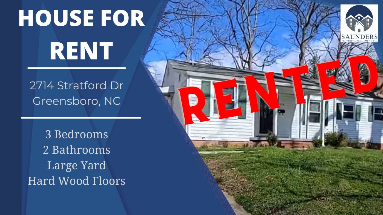 Greensboro Property Management - For Rent 2714 Stratford Dr. Greensboro NC