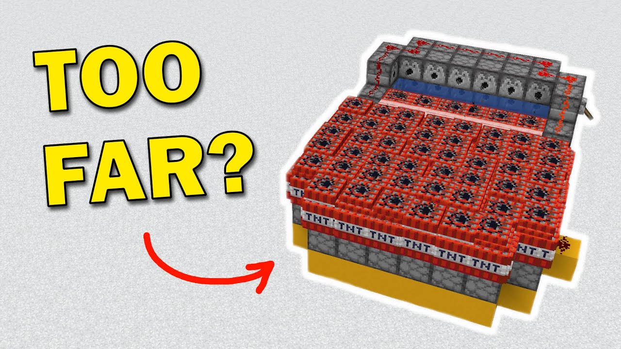 How to make your TNT Cannons BIGGER in Minecraft