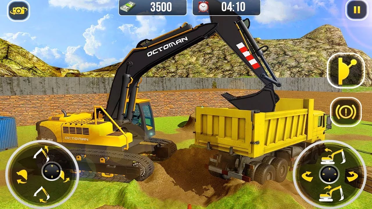 Heavy Excavator Crane City Construction Sim 2017 (by 3BeesStudios) Android Gameplay [HD]