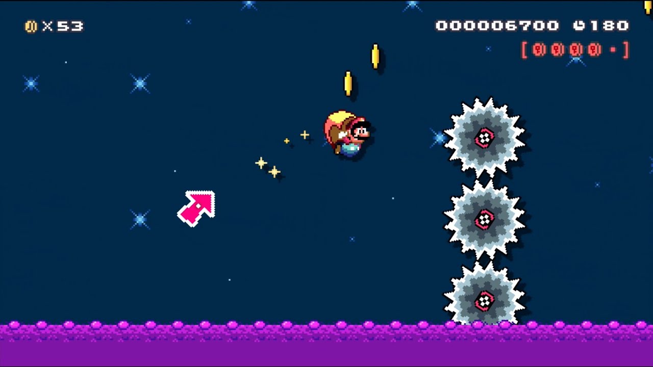 Eric's Super Mario Maker 2 Levels: Poisonous Flight