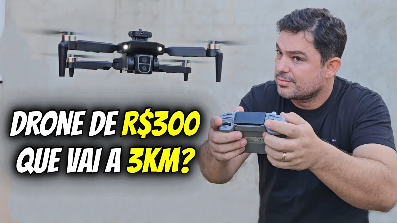 L106-1 MAX 𝗗𝗿𝗼𝗻𝗲 𝗱𝗲 𝗥$𝟯𝟬𝟬 que 𝘃𝗮𝗶 𝗮 𝟯𝗞𝗠 de Dist&acirc;ncia? LONG RANGE