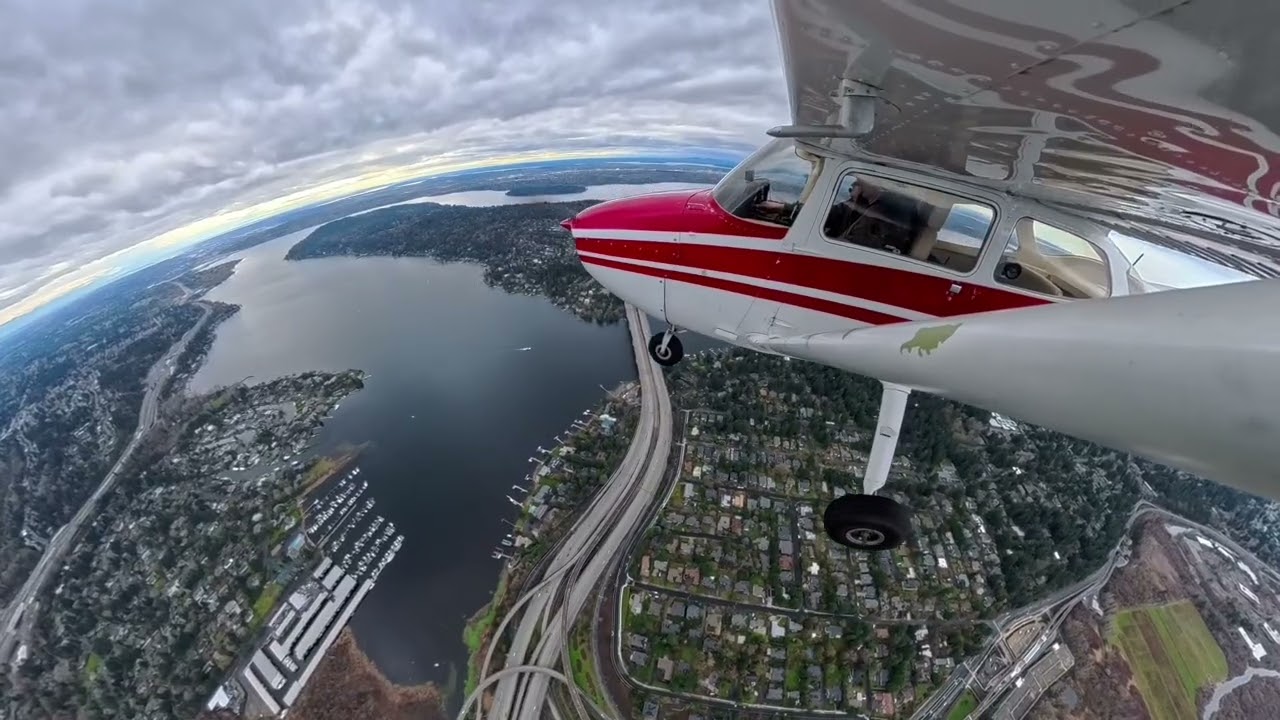 Gusty VFR hop from Auburn to Bremerton 