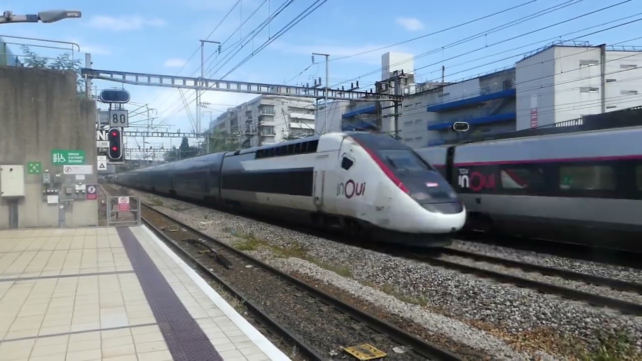 [RAILWAY ACTION] LGV Atlantique - Gare de Massy TGV 🇫🇷