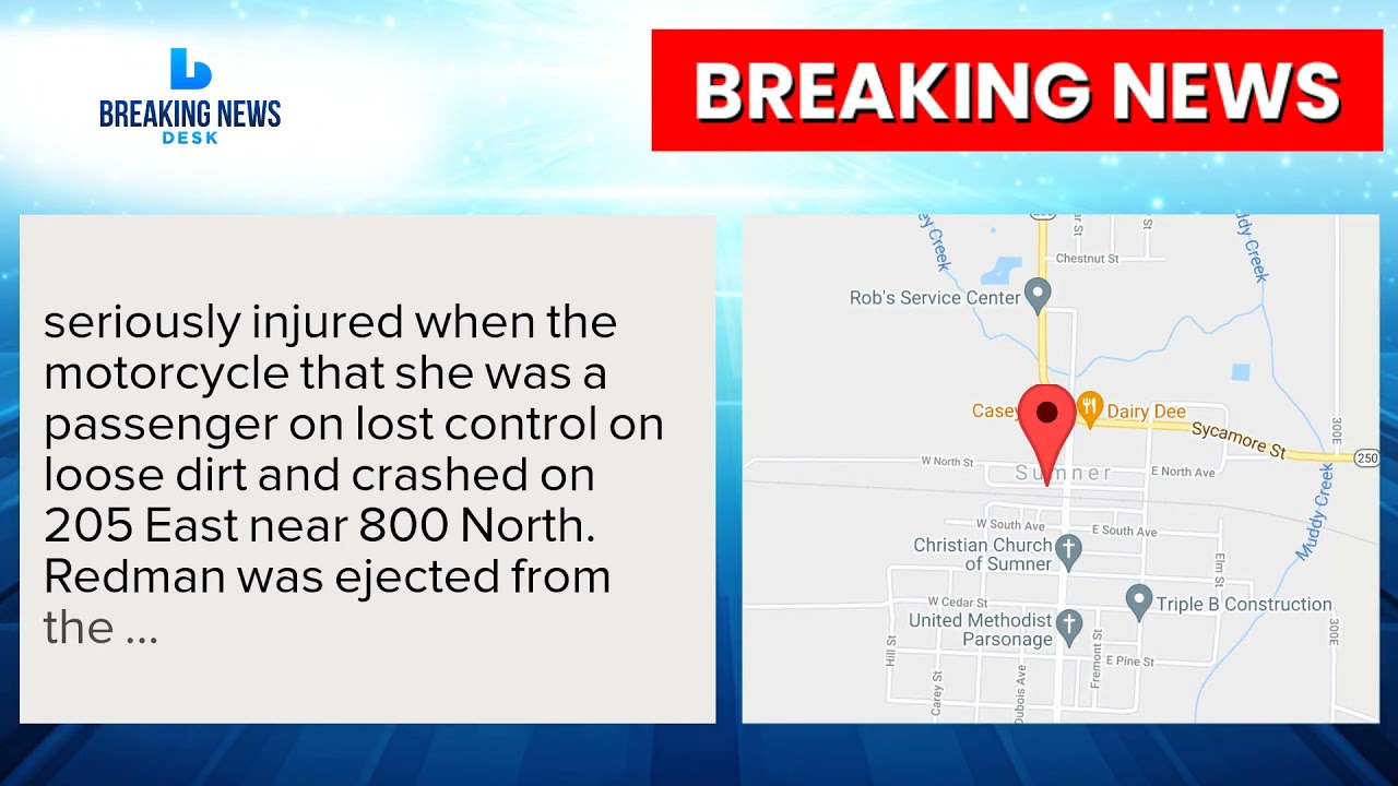 54-Year-Old Teresa Redman Injured In Sumner, IL Accident