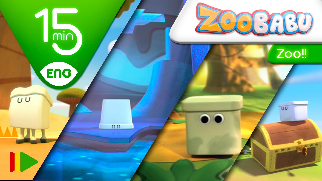 Zoobabu | Collection 04 (Zoo Animals) | Full episodes for kids | 15 minutes