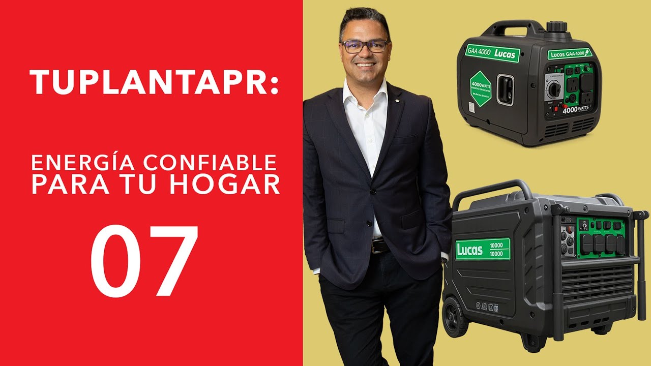 TuPlantaPR: energía confiable para tu hogar – Conoce la línea Lucas y nuestros servicios.