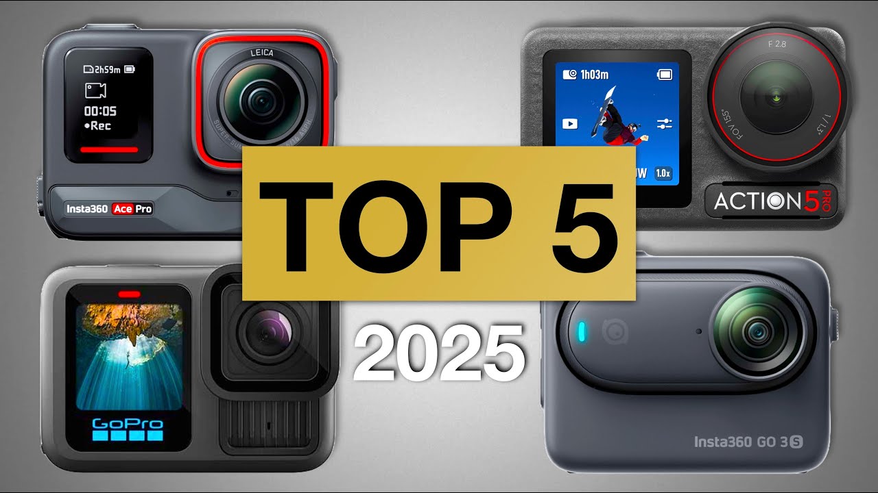 LES MEILLEURES CAM&Eacute;RAS SPORT DE 2025 | TOP 5 ACTION CAM