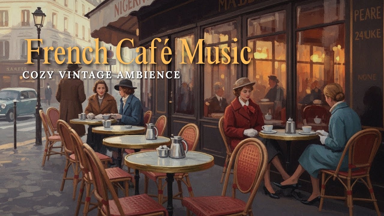 A Morning in a 1950s Paris Café ☕ | Cozy Vintage Jazz Ambience - Étoile Café Music