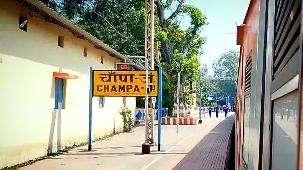 Champa JN Arriving 18518 Vskp - Korba Express. ||ITZ VLOGGER PINTU||