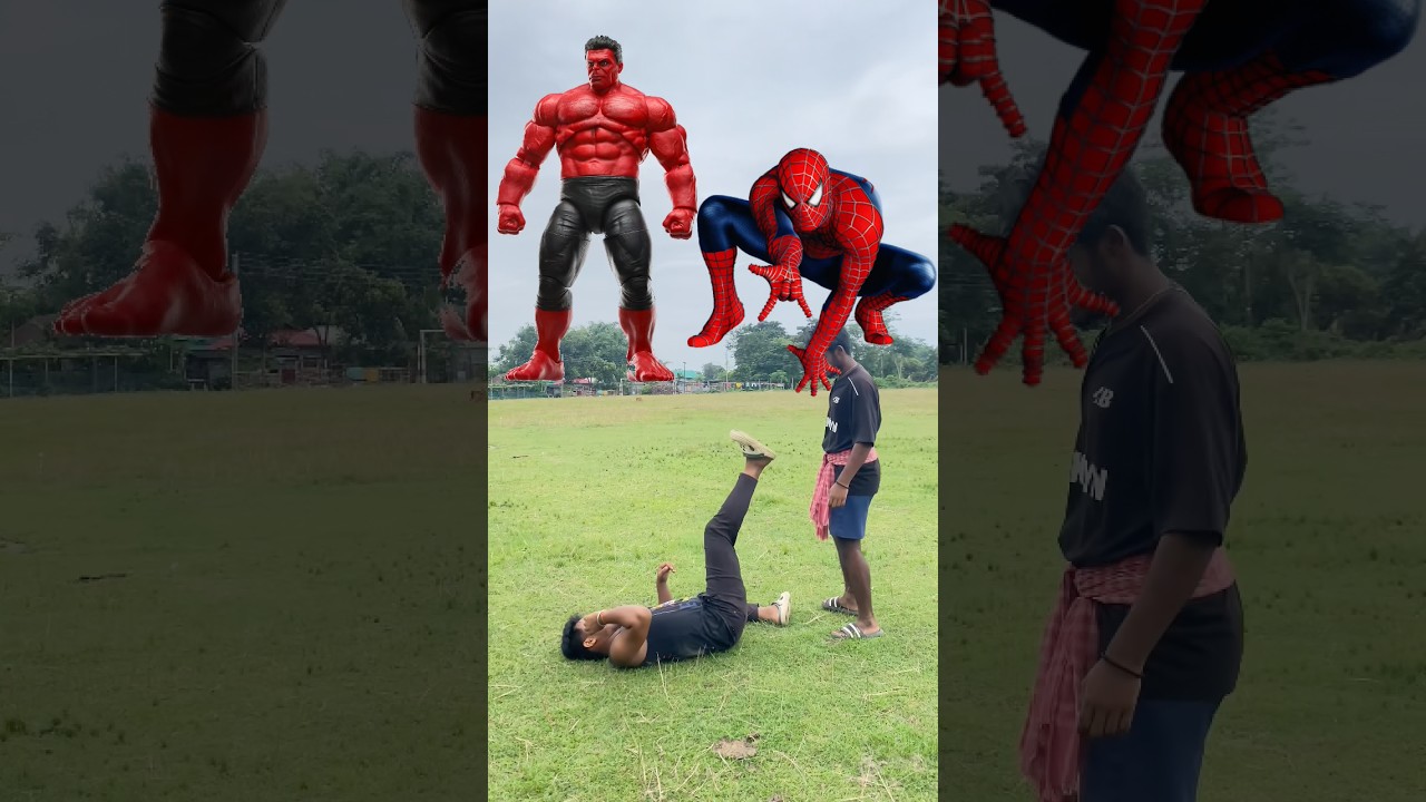 Hulk 🛑 Vs Spider Man ❤️ Emoji Acting Video #shorts